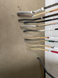 Senior hockey sticks right and left used 