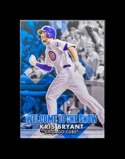 I'm offering a Topps Kris Bryant baseball card, perfect for any Chicago Cubs fan or sports memorabil...