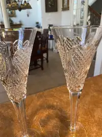 Beautiful Waterford Crystal Celebration Toasting Flute "Love"