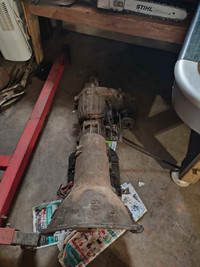 Transmission and transfer case out of 89 chev 4 speed automatic 