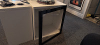 Ikea Besta cabinets and Glassvik doors