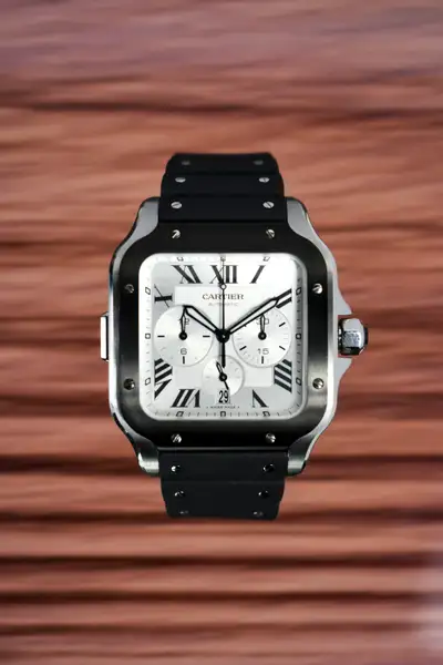2020 Cartier Santos de Cartier Chronograph WSSA0017 2 Straps, View more