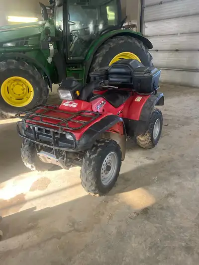 For sale 1999 Honda foreman 400 manual shift. Great running quad, Honda reliability keeps it going....