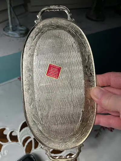 Vintage creamer and sugar set, View more