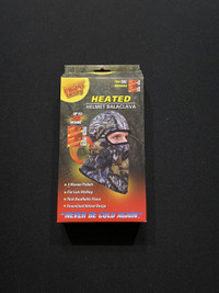 Heat Factory Heated Helmet Balaclava NWT