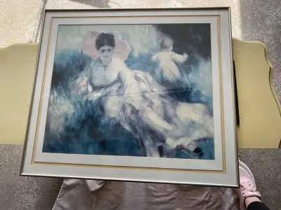 Assorted prints and paintings, View more