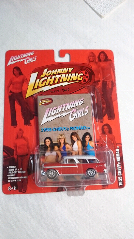 JOHNNY LIGHTNING 1955 CHEVY NOMAD LIGHTNING GIRLS MINT DIE CAST  in Arts & Collectibles in Mississauga / Peel Region