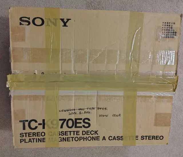 Sony TC-K970ES 3 Head Cassette Deck in Stereo Systems & Home Theatre in Calgary - Image 6