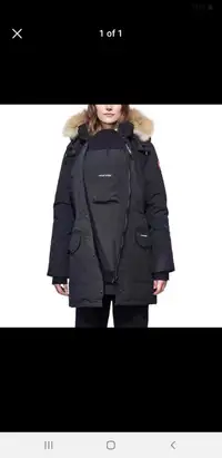 Canada goose winter jacket bump extension size G EUC