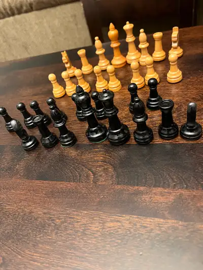 This vintage Wm F. Drueke chess set from Grand Rapids, Michigan, is a great addition to any game col...