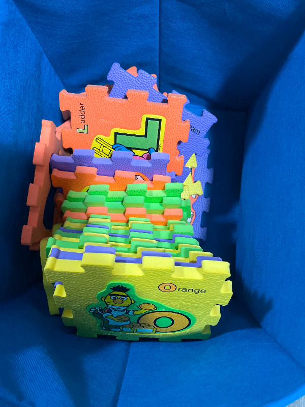 Sesame Street Foam alphabet puzzle in Toys in Kitchener / Waterloo