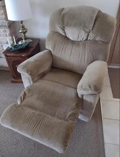 La-Z-Boy recliner with heat and massage feature, View more
