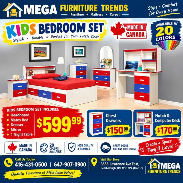 Sale - kids bed room set * bed * single * storage bed*
