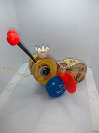 Vintage Fisher Price Toy- 1958 Queen Buzzy Bee