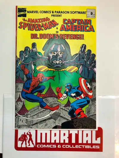 Amazing Spider-man Captain America Dr. Doom’s Revenge #1 comic, View more