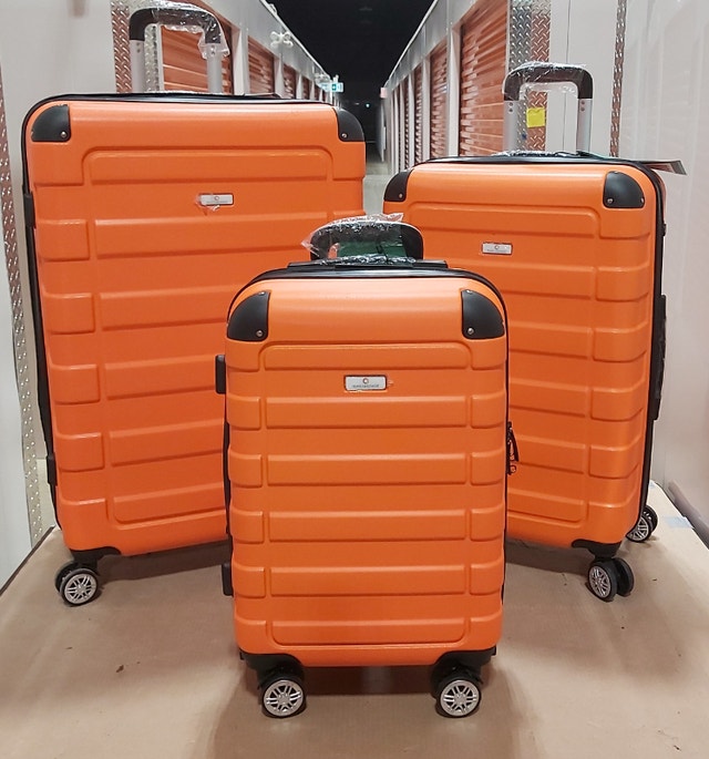 Highly Visible 3 Piece Luggage Hardside Travel Baggage Suitcase Other