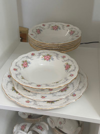 $$85 each place setting Royal Albert TRANQUILITY vintage 1960s -