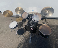 5-Piece Drum Kit and Sabian Cymbals