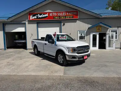 2018 Ford F150 XLT 5.0L V8 10 Speed Transmission Electronic Shift 4x4 Regular Cab 8 Foot Bed Spray I...