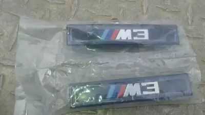 BRAND NEW pair of BMW M3 badges + k&n air filter (used) badges are new in still sealed plastic $60 F...