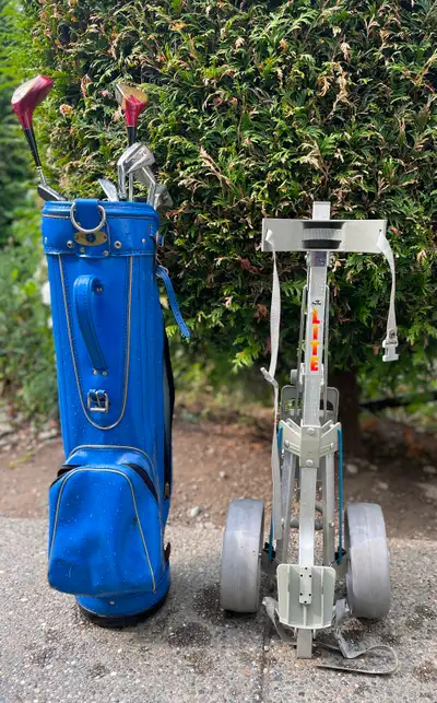 Golf Clubs,bag,cart & shoes., View more