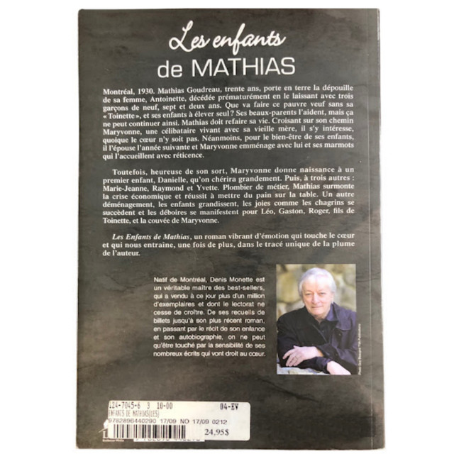 Livres - 5 Romans de Denis Monette dans Essais et biographies  à Saint-Hyacinthe - Image 4