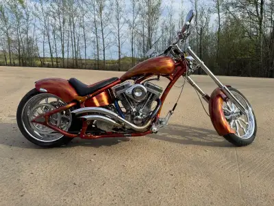 2007 Custom Chopper -Ultima 127 Motor -S&S Carburetor -6 Speed -3 inch Open Belt Primary -Forward Co...