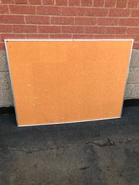 $50 for cork bulletin board 36” high and 48” wide
