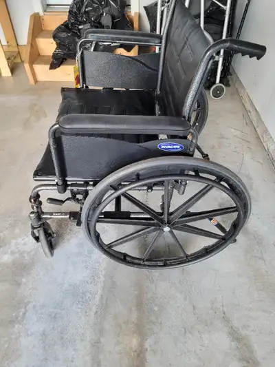 Wheelchair 24" H-D Full Length Arm plus cushion
