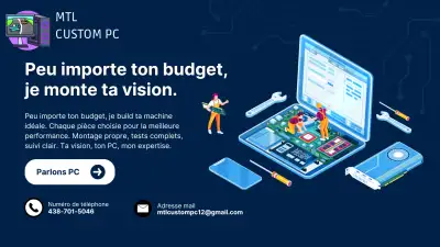 ️ PC sur mesure  Budget optimisé + Build pro, View more