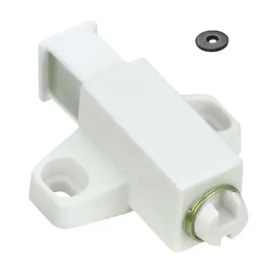 Magnetic touch catch single white BP509630 / loquet magnétique, View more