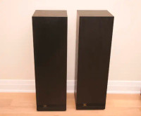 A pair of vintage JBL S-1 Signature Series Subwoofer speakers