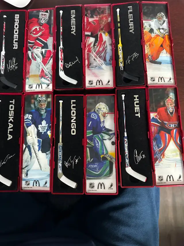 Mini Goalie Sticks in Arts & Collectibles in Hamilton - Image 2