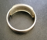 FOUND silver ring - male wedding band