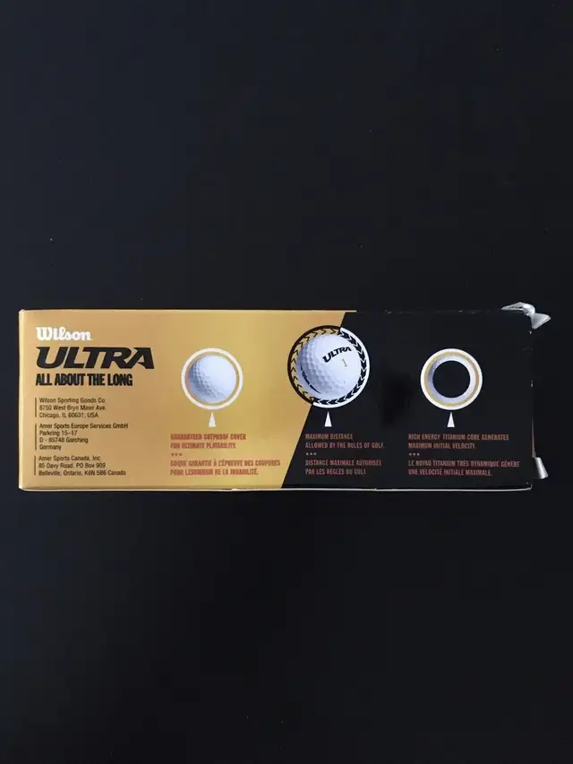 Wilson Ultra Golf Balls 3 pack New in Golf in Markham / York Region - Image 3