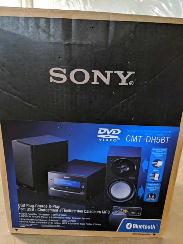 Excellent Condition Sony CMT-DH5BT Micro DVD Hi-Fi System, used for sale  