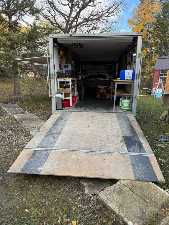 2021 24’ Alcom (full aluminum) Covered Car Hauler / Toy Hauler in Travel Trailers & Campers in Winnipeg - Image 11