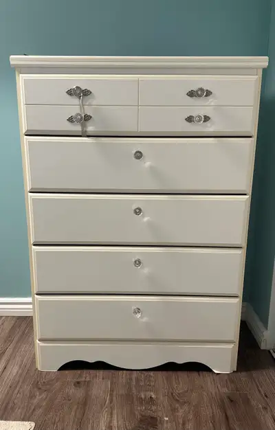 White dresser for sale, View more