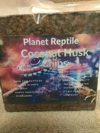 10 lbs. Coconut Husk Chips Block For Reptile Bedding