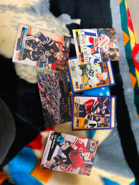Lot de cartes de  hockey