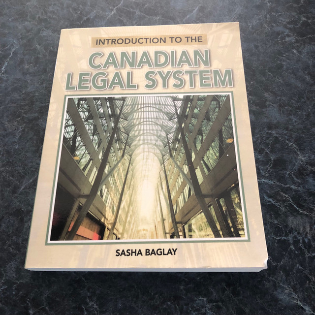 Introduction to Canadian Legal System paper back in Non-fiction in Sudbury