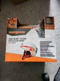 Mongoose Snow Helmet Child Ages 5+. 51 to 54 cm. Brand New In Bo