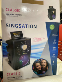 Singstation Karoeke machine with speaker