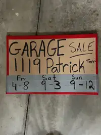 Garage Sale Willowgrove 
