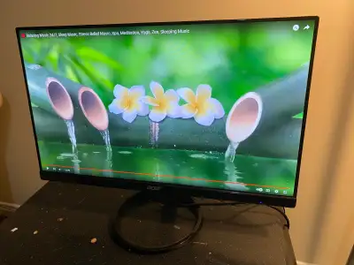 24” Acer IPS monitor with HDMI (1080) for sale, it has built in HDMI port, one DVI port and one VGA...