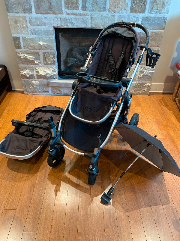 Poussette Baby Jogger City select 1-2 enfants avec sac transport dans Poussettes, porte-bébés et sièges d'auto  à Laval/Rive Nord - Image 3