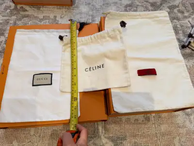 Gucci, Celine, Valentino dust bags , View more