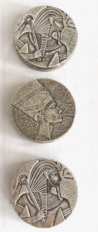 Silver 5oz Design Rounds " Republic of Chad " 999 Fine