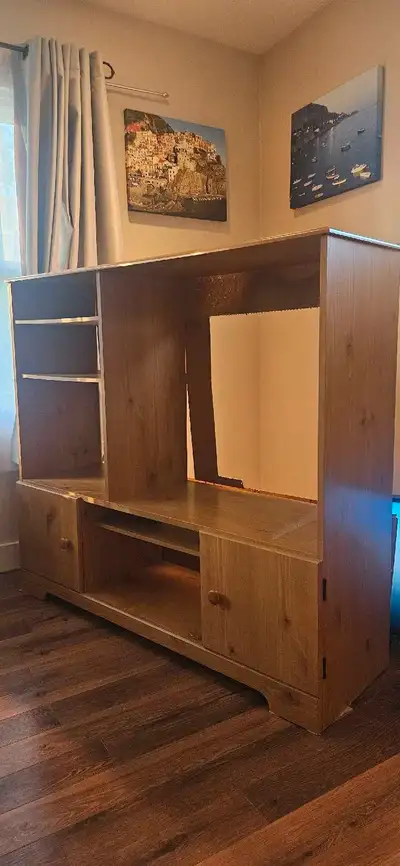 Beautiful tv stand/entertainment unit, View more
