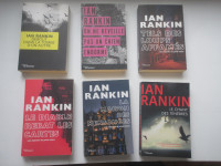 6 livres Ian RANKIN Romans policiers John Rebus Grand format